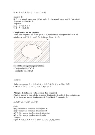 Teoria dos Conjuntos | DOCX