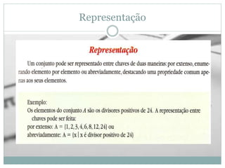 RepresentaçãoRepresentação
 