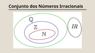 Conjunto dos Números Irracionais
 