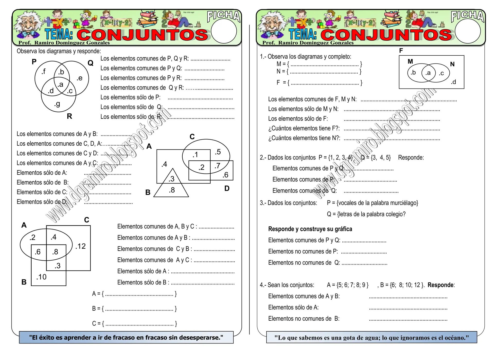 TEORIA DE CONJUNTOS PARA PRIMARIA Y SECUNDARIA | PPT