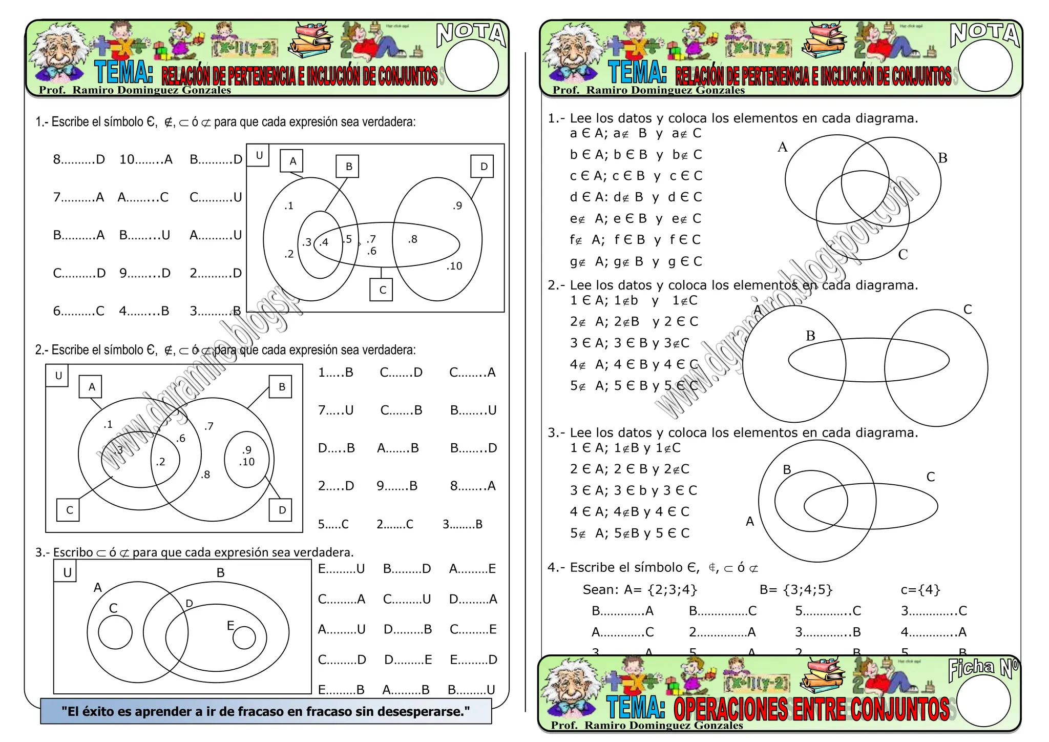 TEORIA DE CONJUNTOS PARA PRIMARIA Y SECUNDARIA | PPT