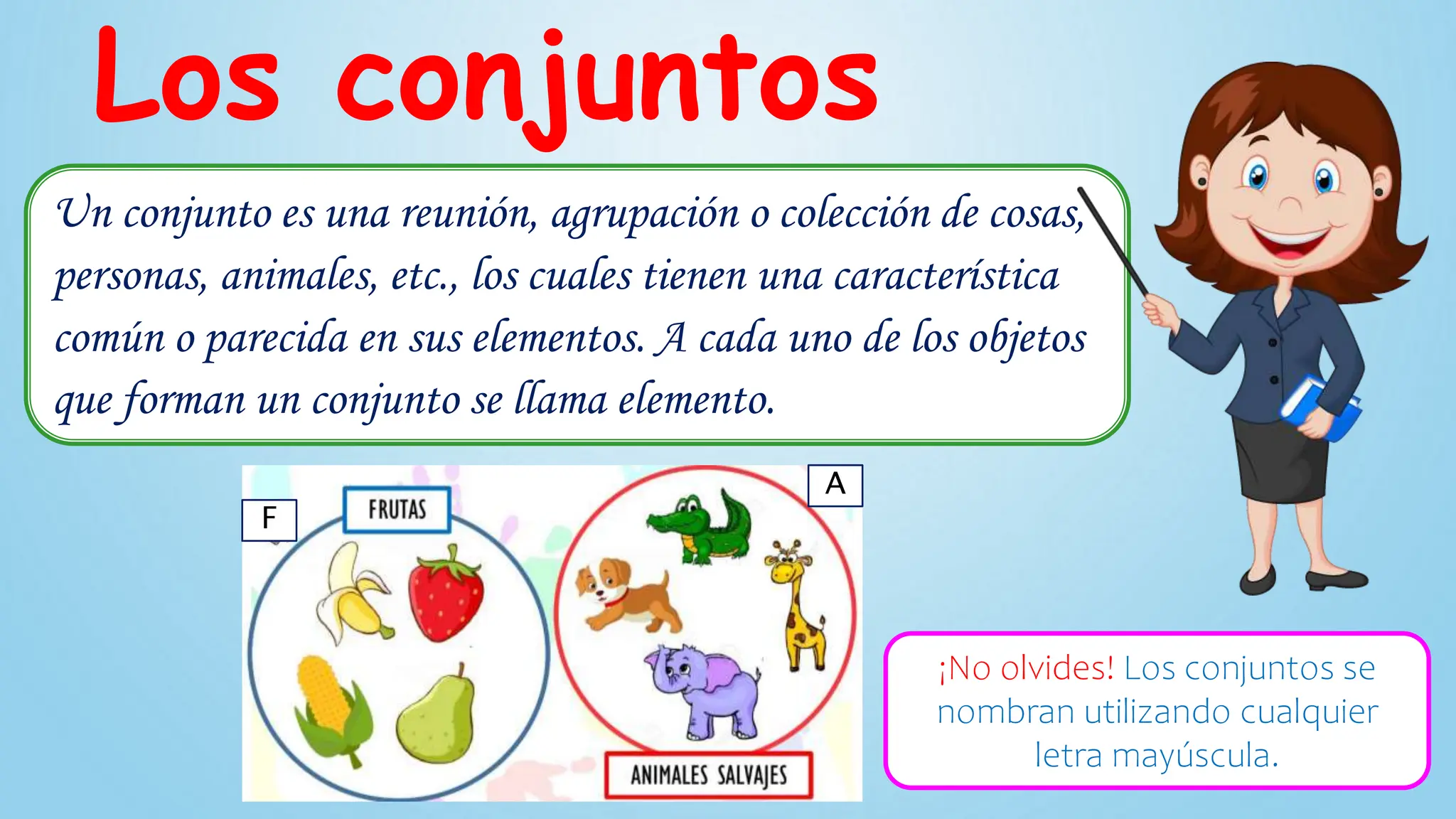 LOS CONJUNTOS, CLASES DE CONJUNTOS Y EJEMPLOS | PPTX