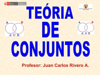 Profesor: Juan Carlos Rivero A.
 