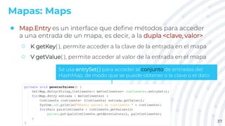 ConjuntosDatos, arrays, colecciones, listas, conjuntos y mapas | PDF