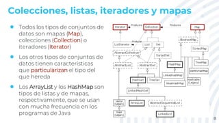 ConjuntosDatos, arrays, colecciones, listas, conjuntos y mapas | PDF