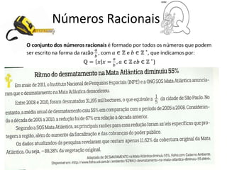Números Racionais
 
