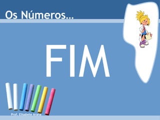 Os Números… FIM Prof. Elisabete Arana 
