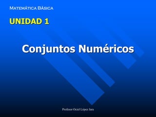 Conjuntos numericos