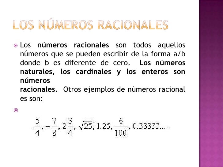 Conjuntos numéricos y propiedades