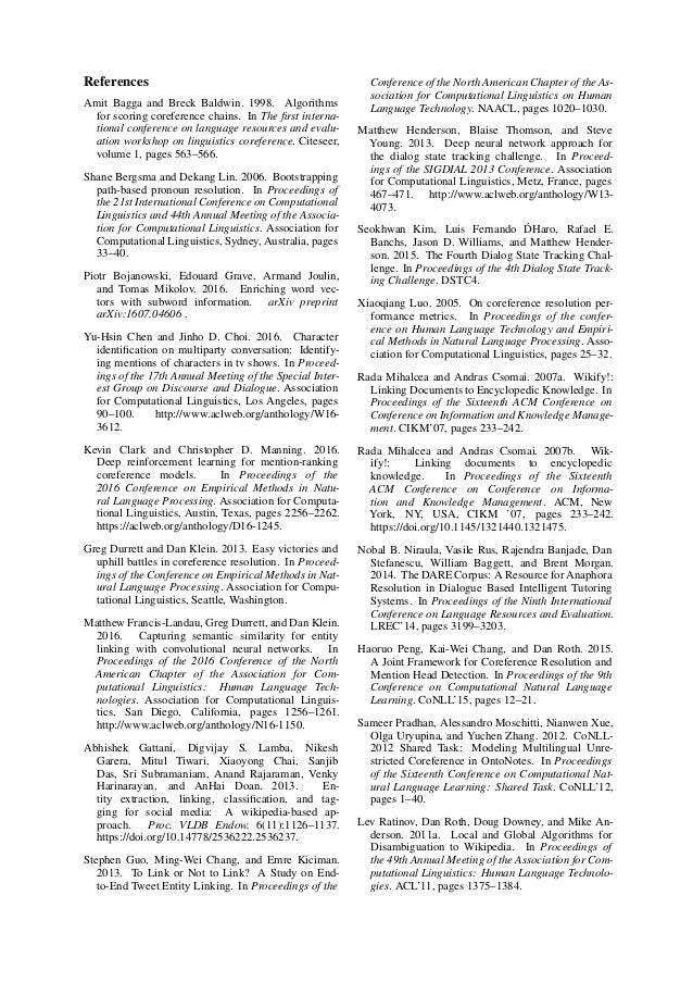 Coreference resolution with world knowledge book