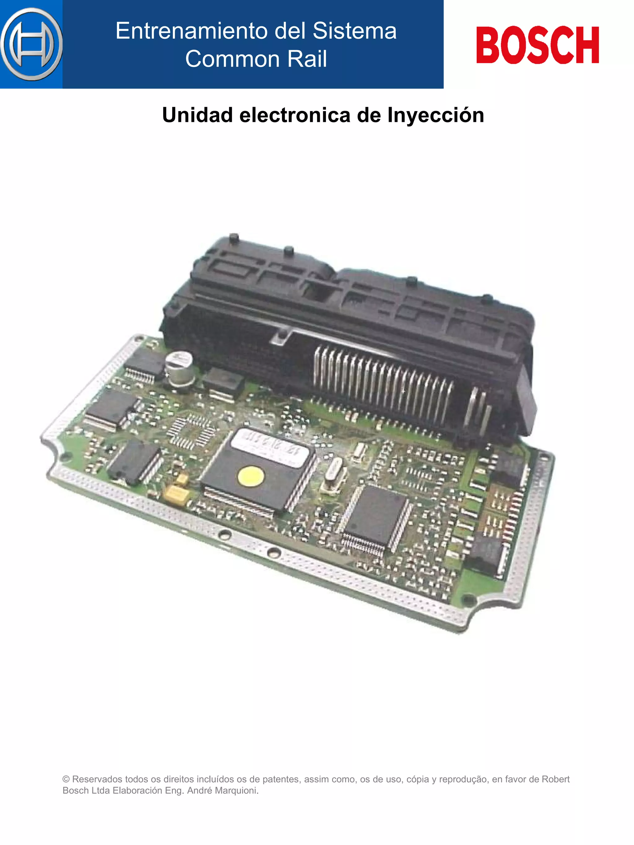 Unidad electronica de Inyección 