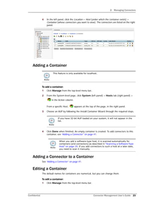 Connector Management User's Guide for ArcSight Express v4.0 | PDF