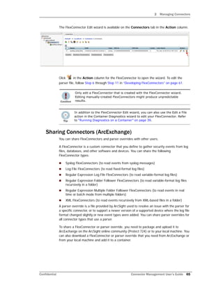 Connector Management User's Guide for ArcSight Express v4.0 | PDF