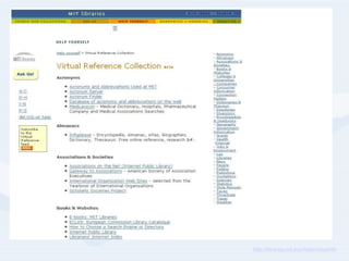 http://libraries.mit.edu/help/virtualref/ 