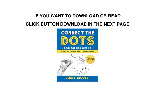 Pdf Book Connect The Dots For Kids Ages 4 8 Animal Edition 101