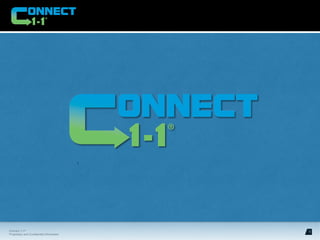 Connect 1-1® 
Proprietary and Conﬁdential Information
1

 