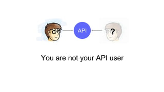 You are not your API user
?API
 
