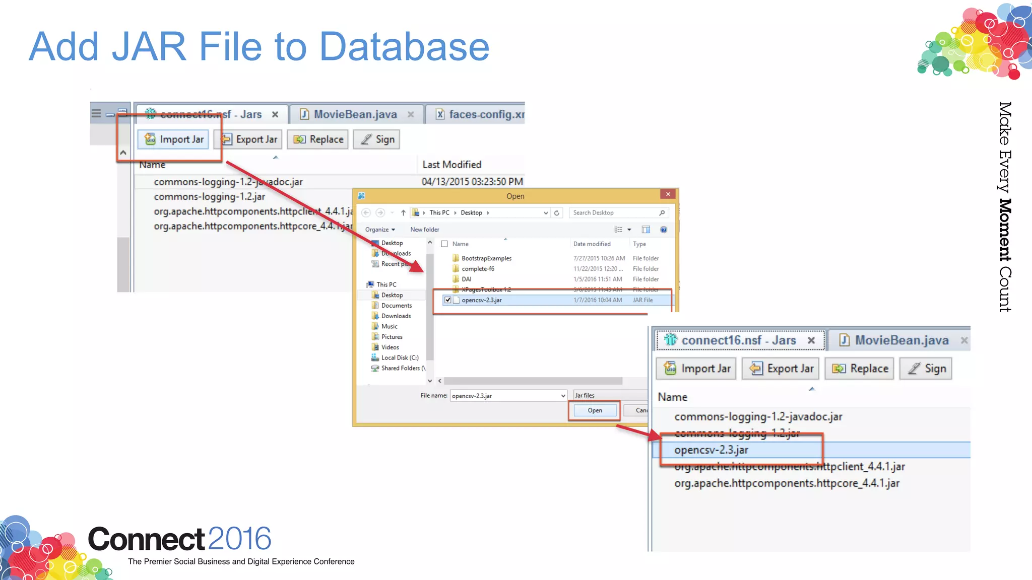 Add JAR File to Database
 