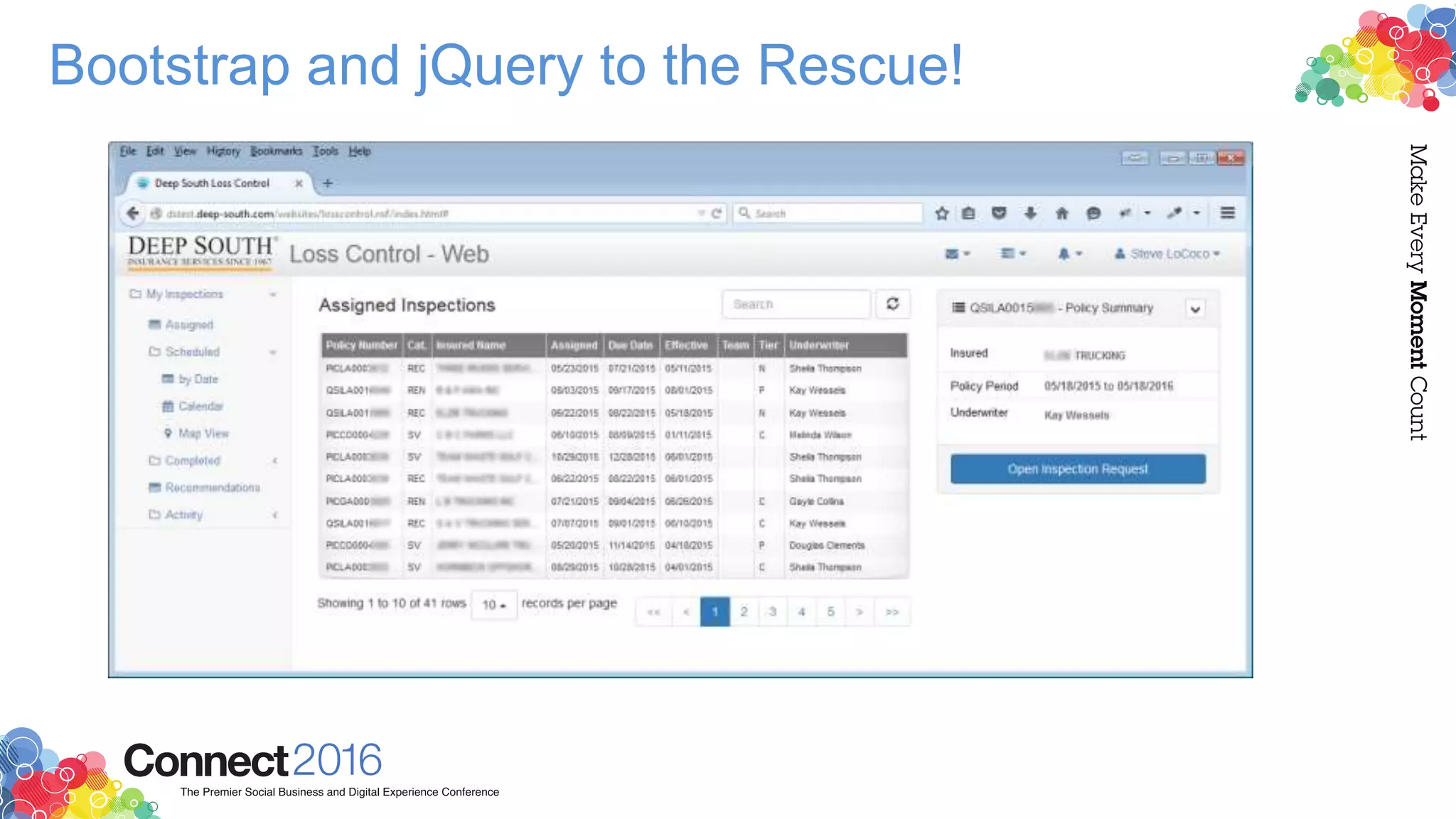 Bootstrap and jQuery to the Rescue!
 