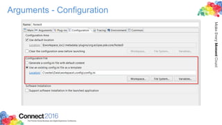 Arguments - Configuration
 