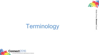 Terminology
 