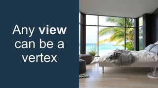 Any view
can be a
vertex
 