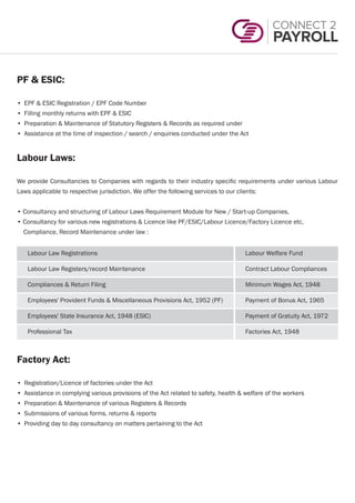 Labour laws Compliances