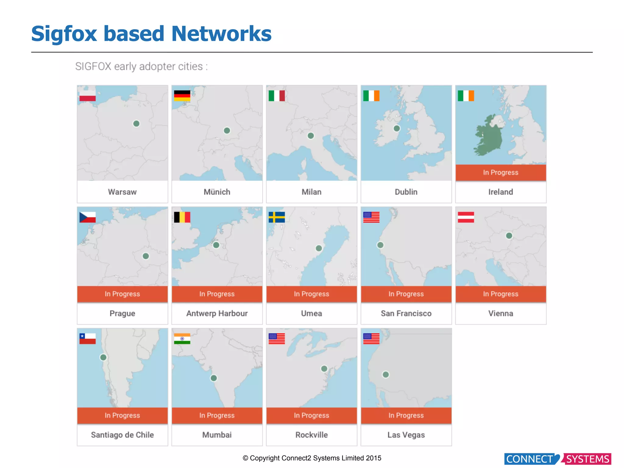 © Copyright Connect2 Systems Limited 2015 Sigfox based Networks 