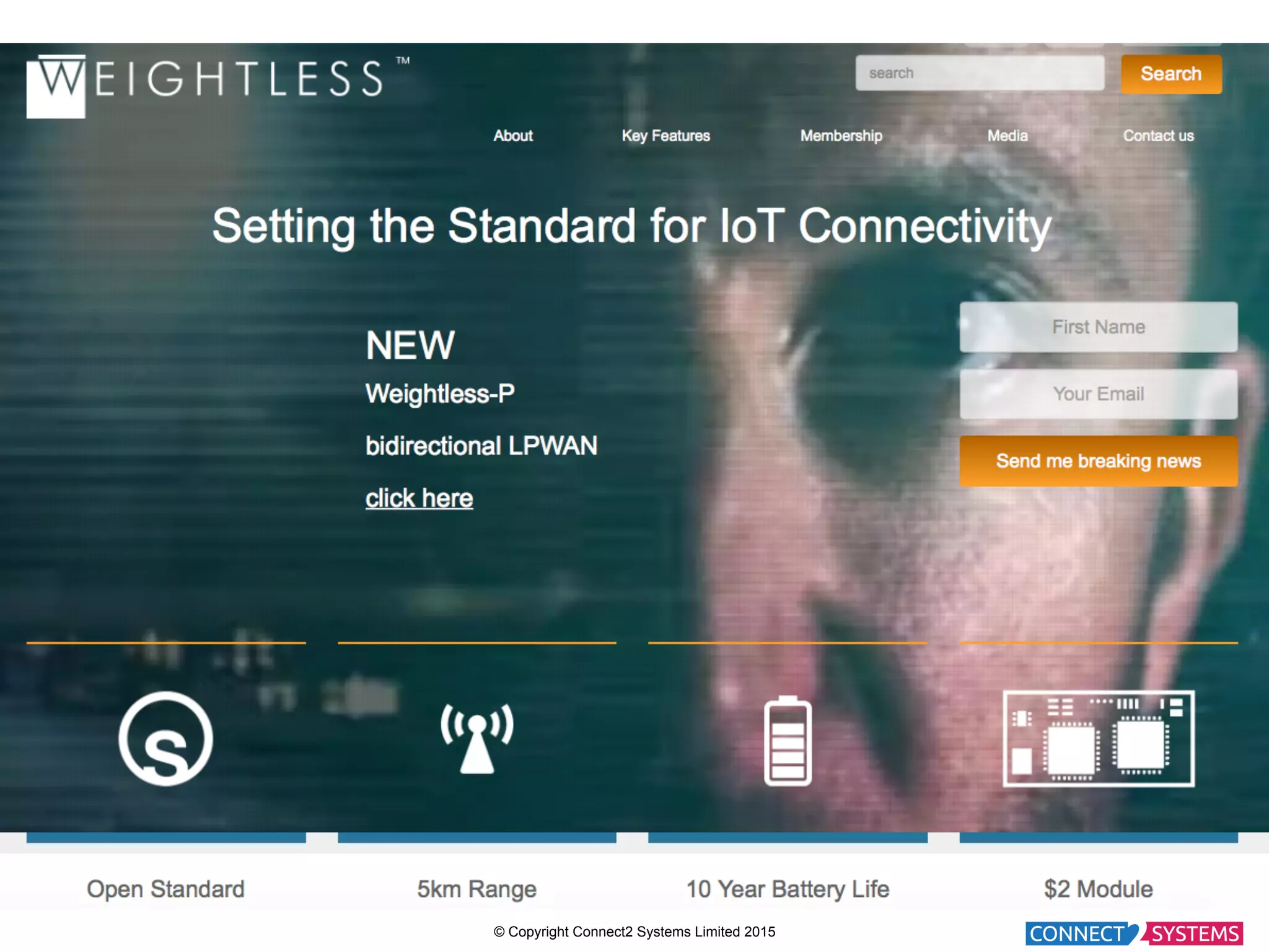 © Copyright Connect2 Systems Limited 2015 Weightless 