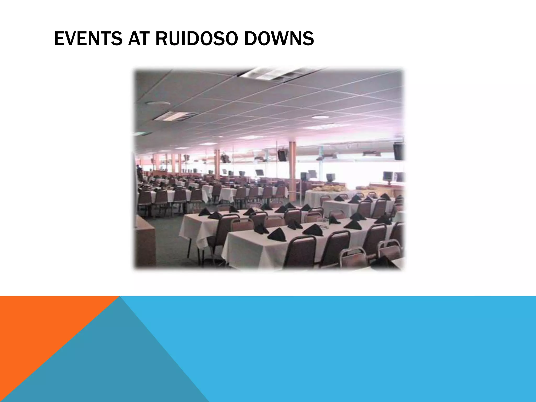 EVENTS AT RUIDOSO DOWNS