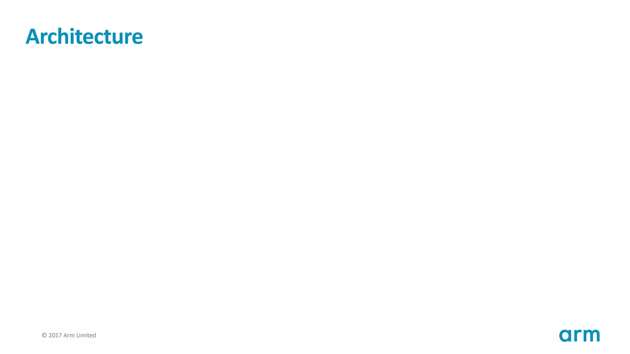 © 2017 Arm Limited89
Architecture
 