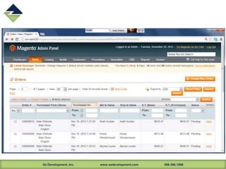 Oz Development, Inc. www.ozdevelopment.com 508.366.1969
 