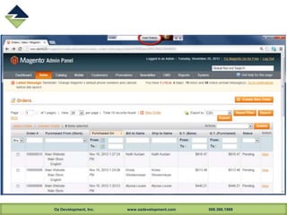 Oz Development, Inc. www.ozdevelopment.com 508.366.1969
 