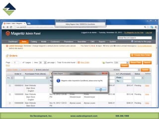 Oz Development, Inc. www.ozdevelopment.com 508.366.1969
 