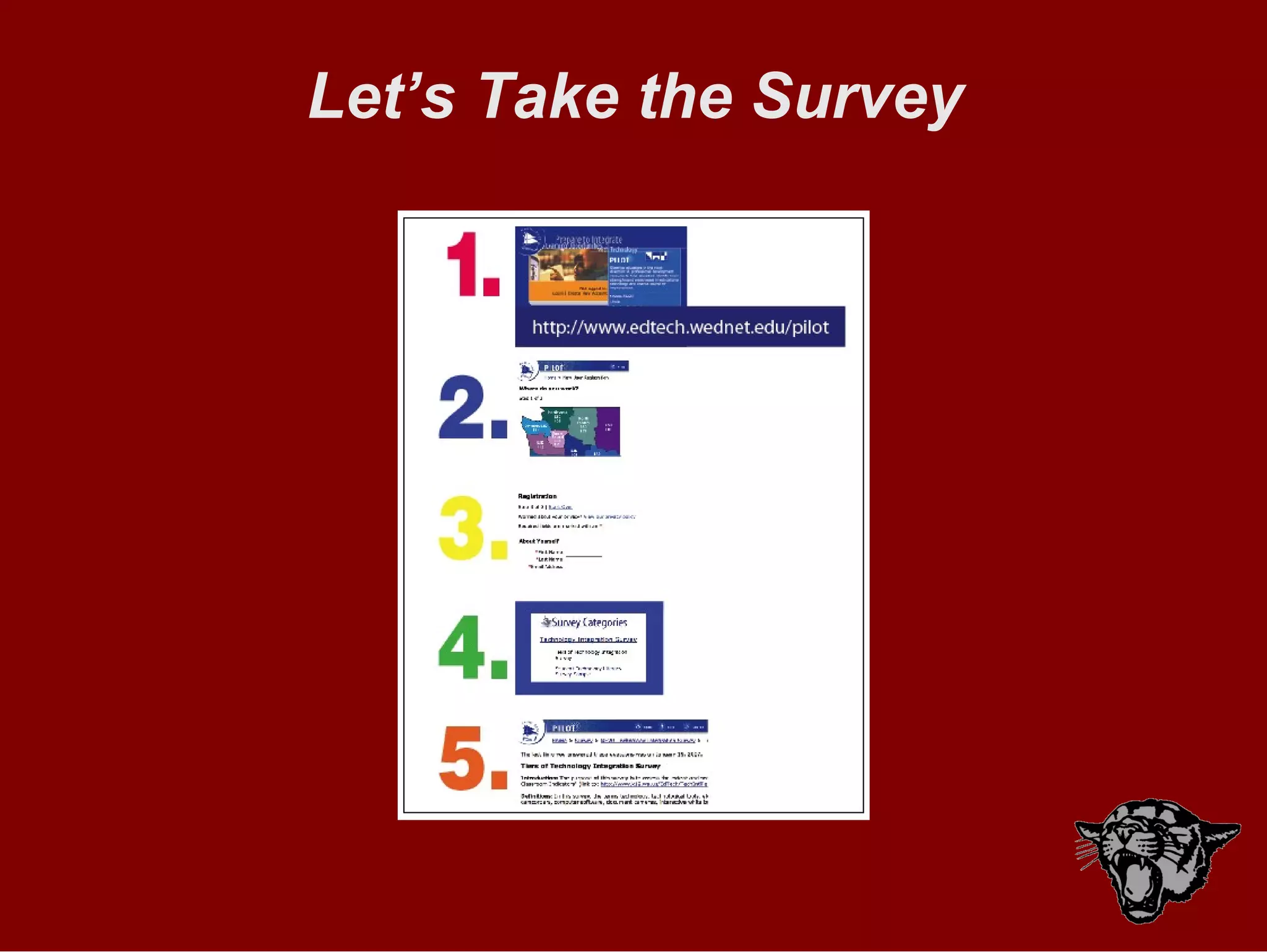 Let’s Take the Survey 