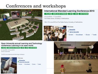 Conferences and workshops