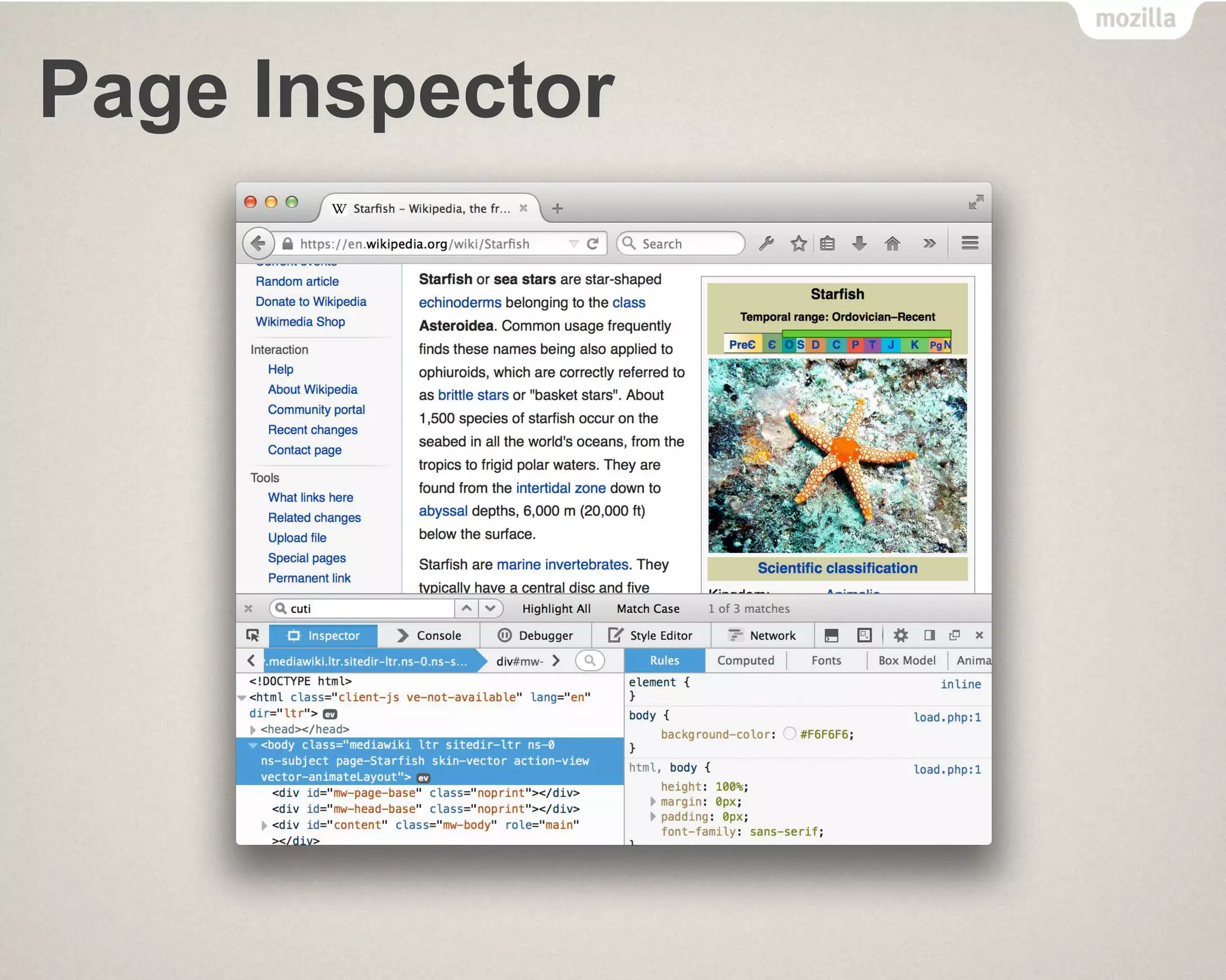 Page Inspector
 