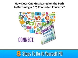How Does One Get Started on the Path
to Becoming a DIY, Connected Educator?
 