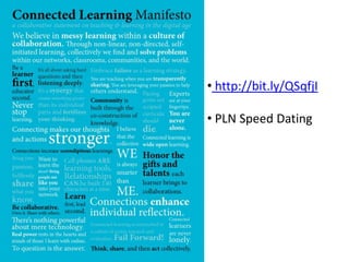 • http://bit.ly/QSqfjI
• PLN Speed Dating
 