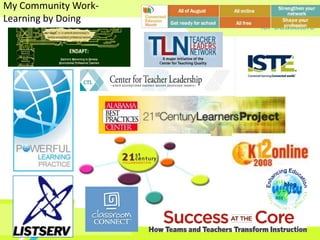 My Community Work-
Learning by Doing
 