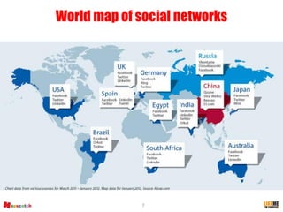 7
World map of social networks
 
