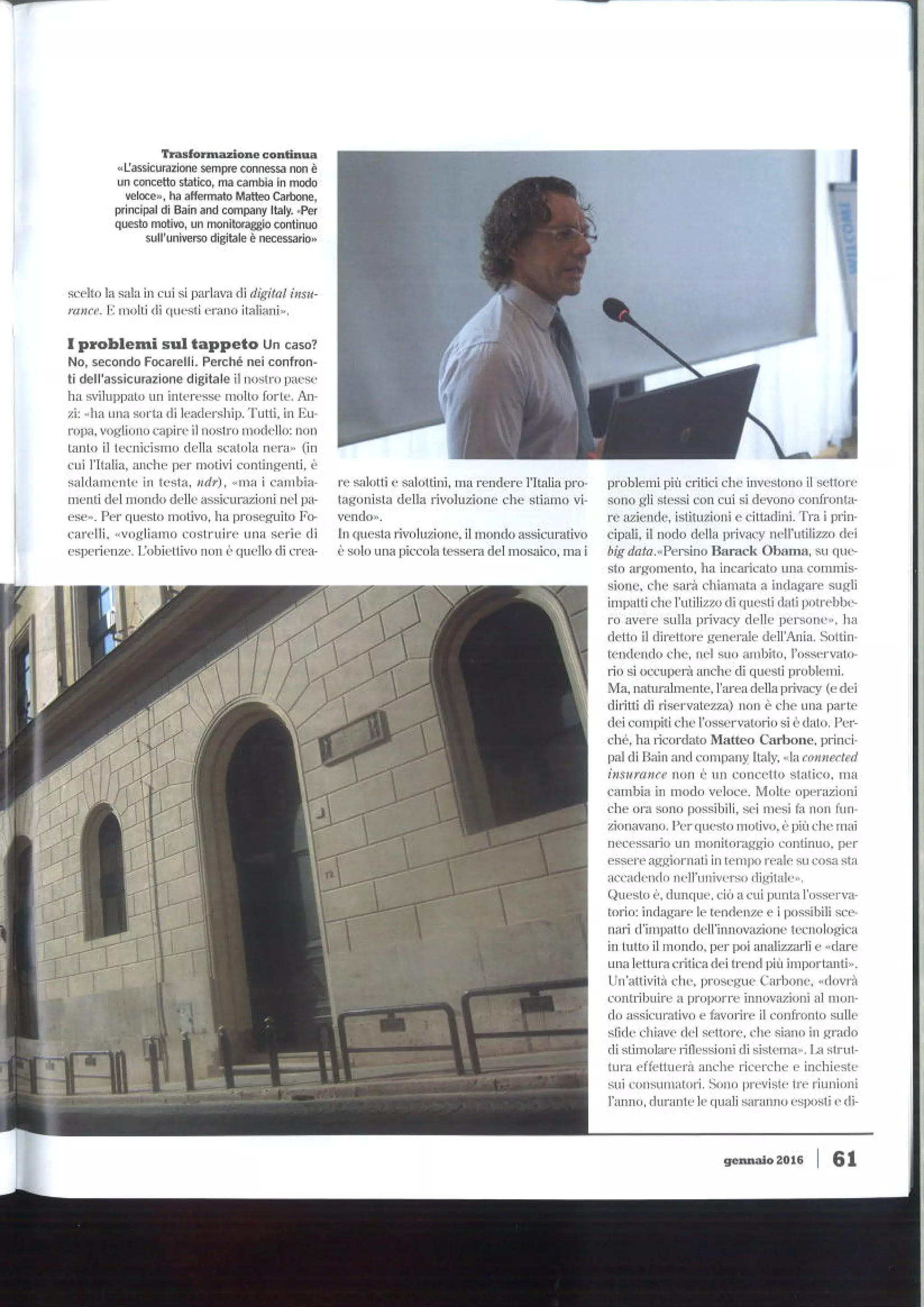 Connected insurance Observatory - Il giornale delle Assicurazioni