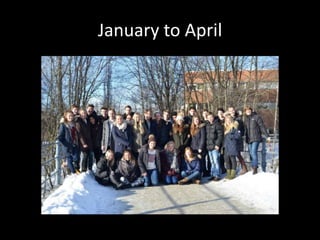 January to April