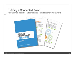 Building a Connected Brand
 How Brands Become Publishers in a Real-time Marketing World




COPYRIGHT ICROSSING / PROPRIETARY AND CONFIDENTIAL             44
 