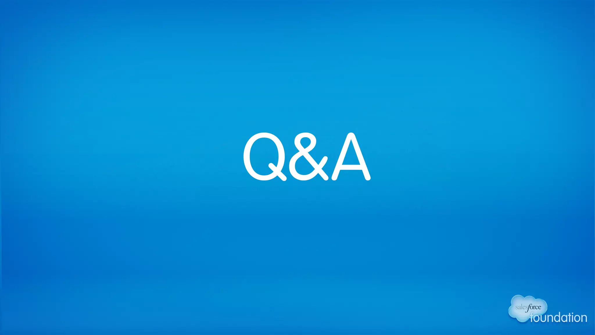 Q&A
 