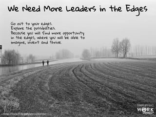 “When	
  people	
  join	
  groups	
  where	
  change	
  seems	
  possible,	
  the	
  poten9al	
  for	
  that	
  
change	
  to	
  occur	
  becomes	
  more	
  real.”	
  
You Are Who You Choose to Spend Time With
Source:	
  www.onlydeadﬁsh.co.uk	
  @neilperkin	
  
 