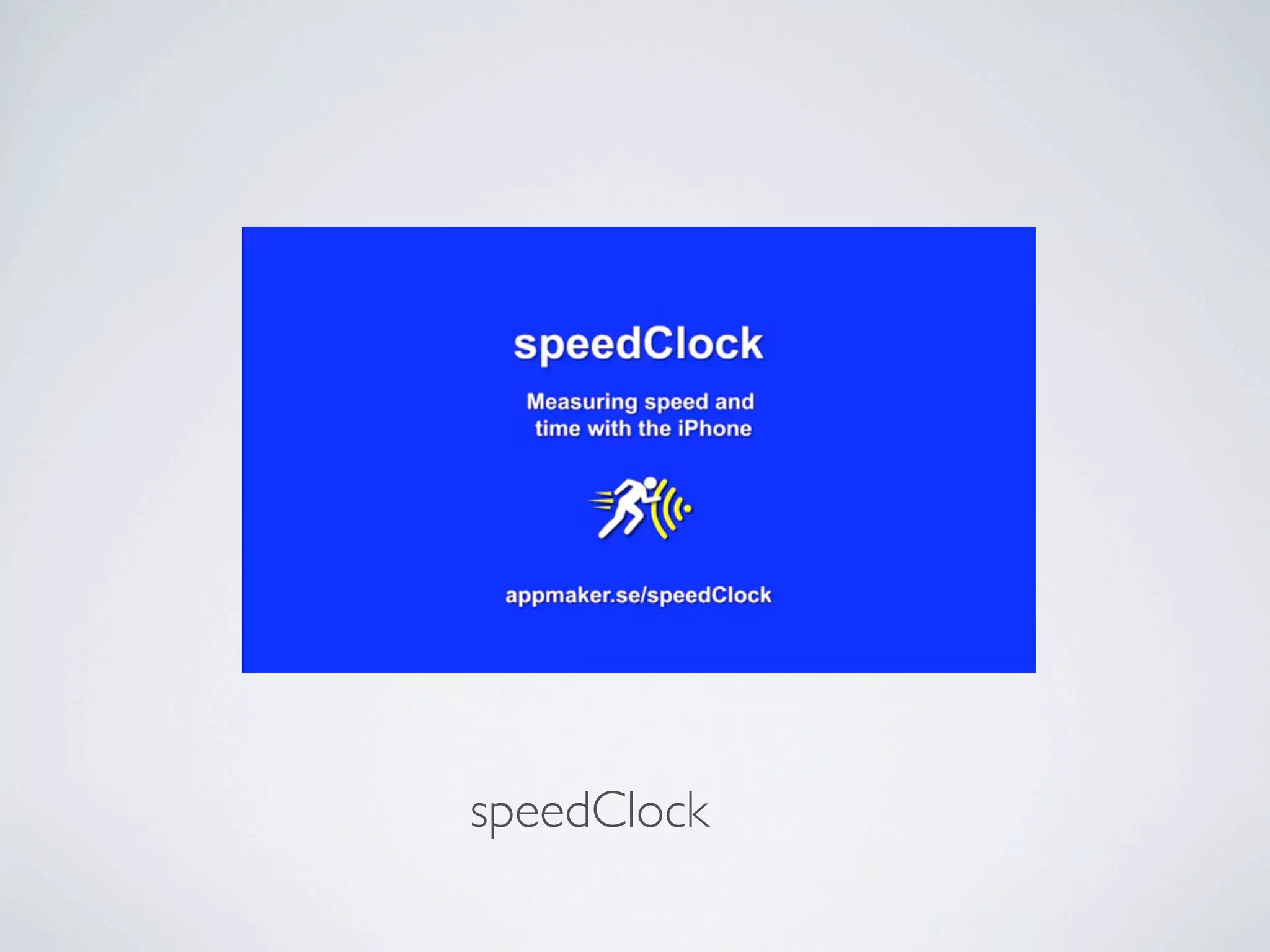 speedClock
 