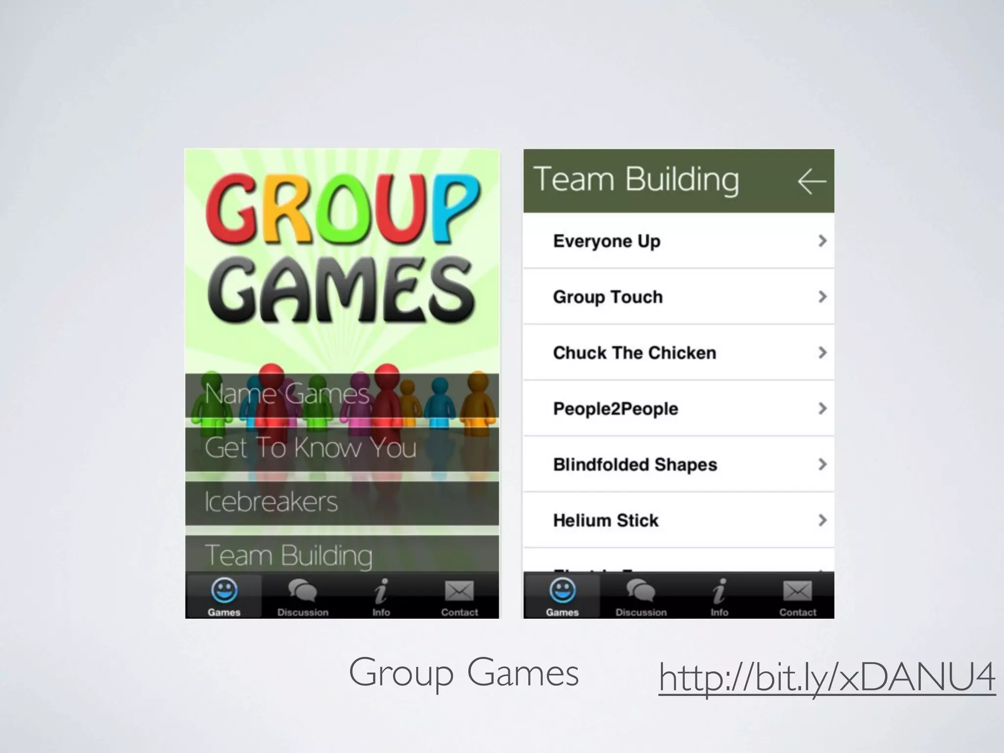 Group Games   http://bit.ly/xDANU4
 