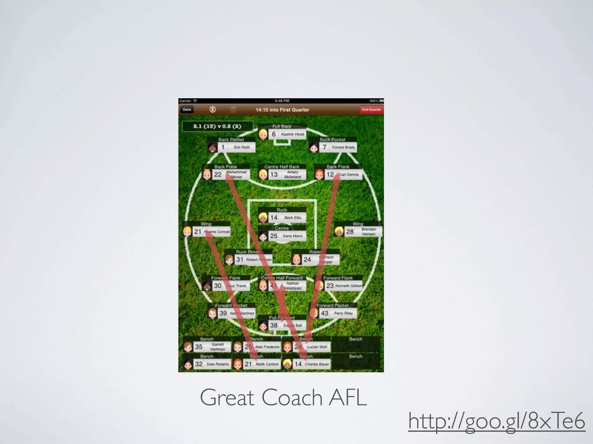 Great Coach AFL
                  http://goo.gl/8xTe6
 