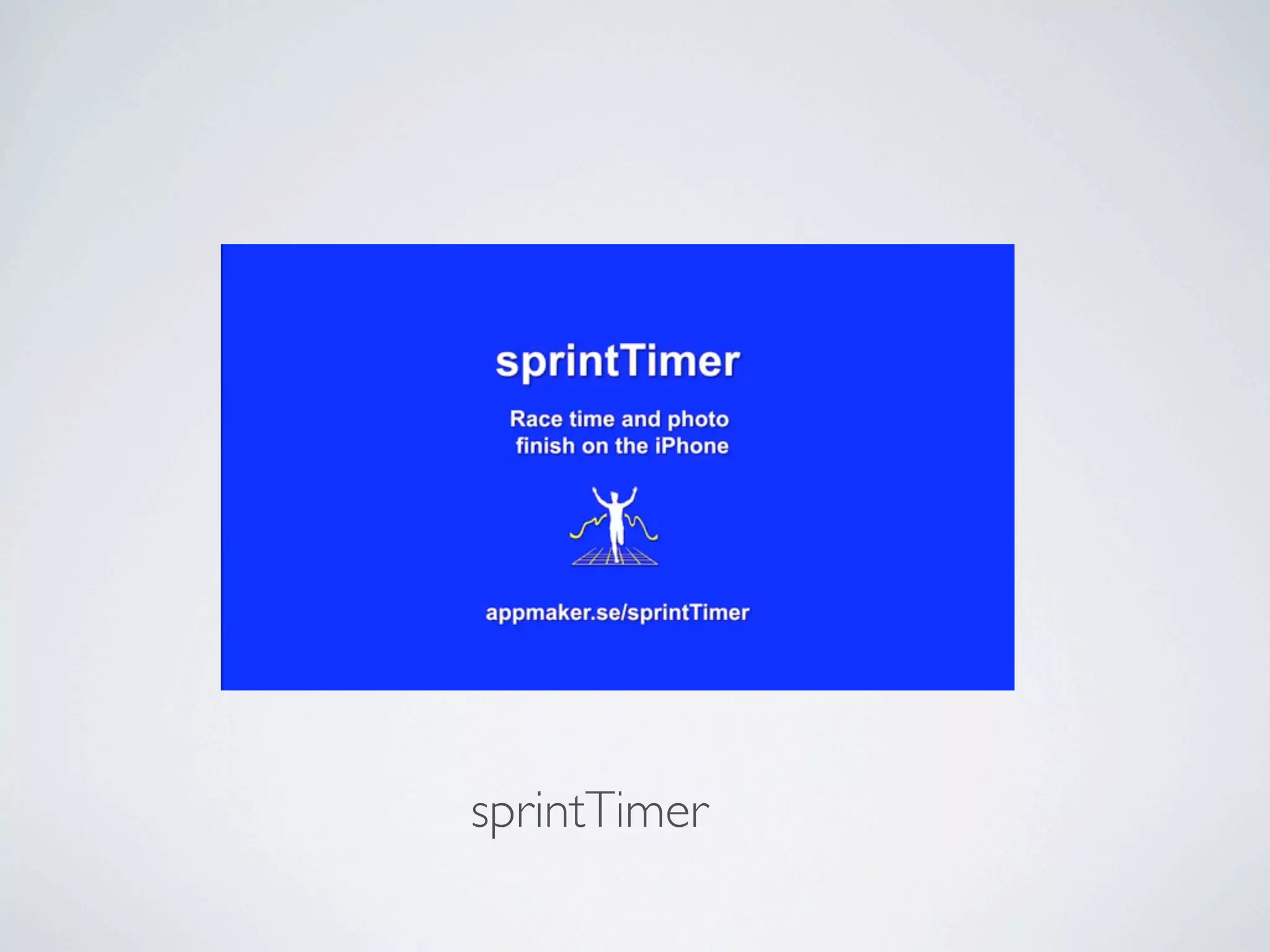 sprintTimer
 